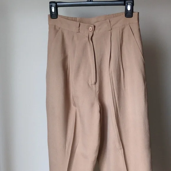 vtg 90s silk Stephanie Andrews Pants - Picture 2 of 8